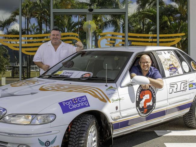 Driving in honour of their friend Mark Alexander, Mick and Andrew will be driving their 1997 Fairlane.