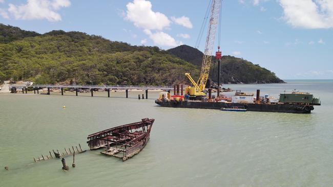 The resulting ferry service to Cairns is expected to increase the job prospects of the community's residents, while also boosting indigenous tourism opportunities in the town. Picture: Brendan Radke