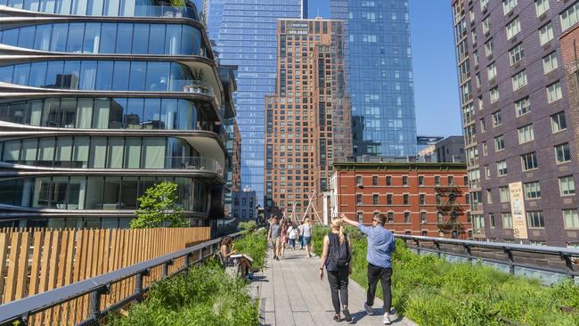 New York’s High Line is an elevated greenway above the streets of Manhattan. Picture: iStock