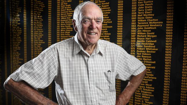 It’s been more than 50 years since SA footy legend Neil Kerley made it clear where his lockeroom stood on domestic violence. Picture SARAH REED