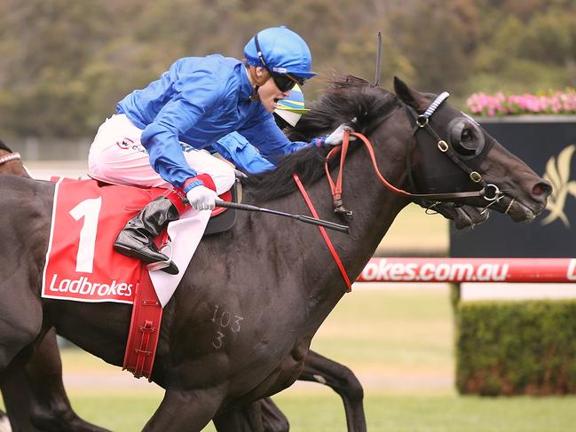 Sandown Races Race 6 Sandown Guineas 1600 metres won by  No 1 Morton's Fork ridden by Craig Williams down the outside Picture:Wayne Ludbey