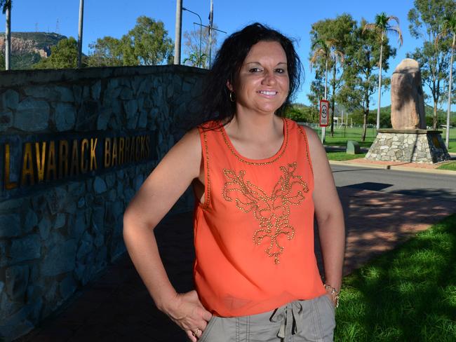 Senator Jacqui Lambie (pictured at Lavarack Barracks) has been fighting for an increased pay offer for Defence personnel. Picture: Evan Morgan