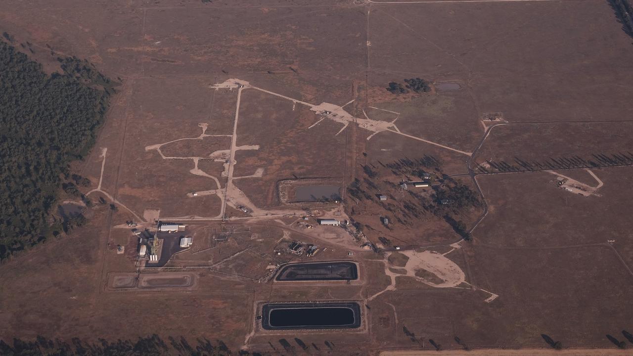 The Linc Energy Hopeland site from the air.