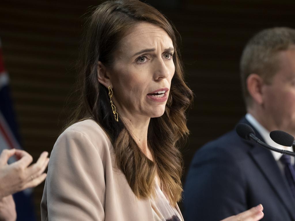 Jacinda Ardern says she’s disappointed by Australia suspending quarantine-free travel for New Zealanders. Picture: Mark Mitchell / NZ Herald