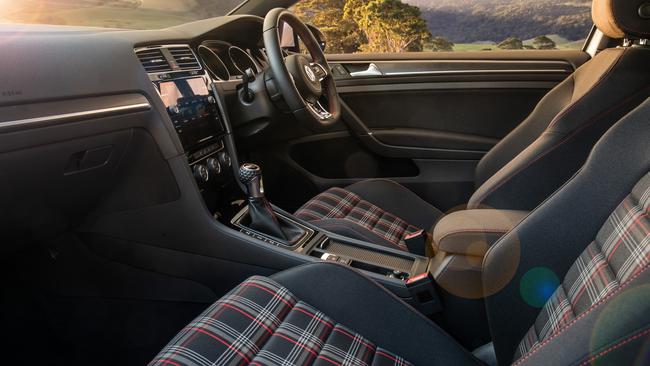 The Golf GTI Original has cabin comfort rivals can’t match. Picture: Supplied.