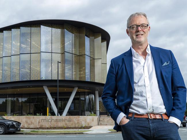 Michael Hill Chief Executive Officer and Managing Director Daniel Bracken at their new Cannon Hill head office, Friday, September 16, 2022 - Picture: Richard Walker