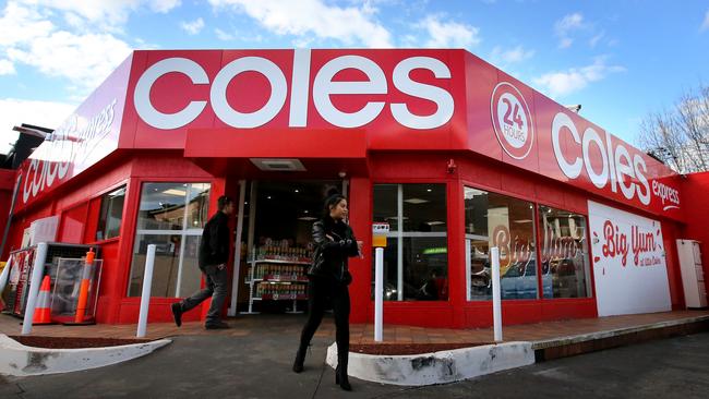 The South Yarra Coles Express pilot store. Picture: Stuart McEvoy