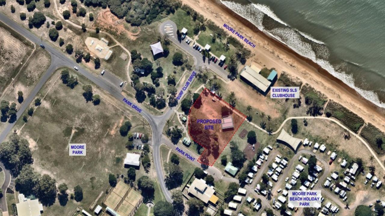 The location for the proposed Moore Park SLSC.