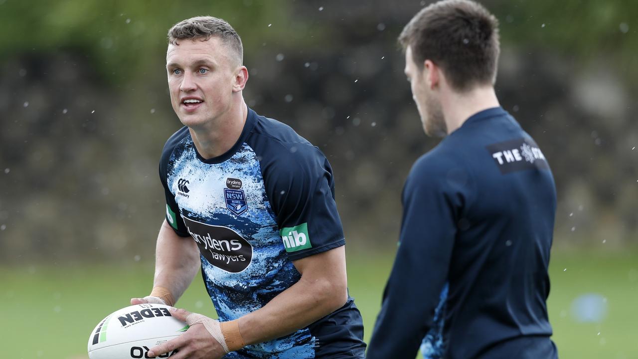 Jack Wighton and Luke Keary are five-eighth options for the Blues.