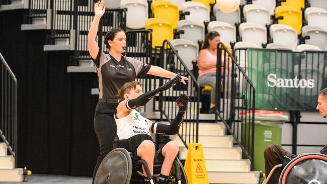 Wilson has been officiating wheelchair rugby for multiple years and is the only Wheelchair Rugby National League referee from SA. Picture: Rugby SA