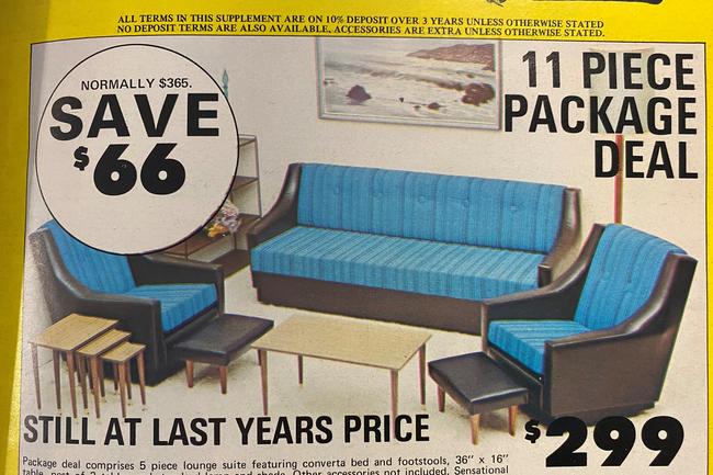 What a bargain! What a colour! Gold Coast Bulletin old advertisements. July 1975