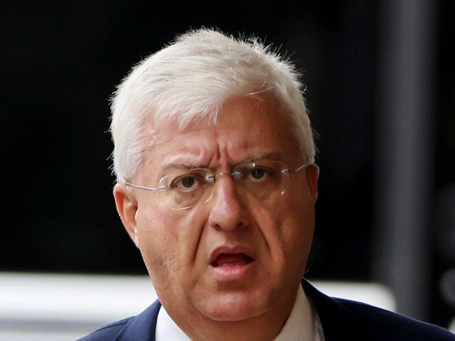 SYDNEY, AUSTRALIA - NewsWire Photos FEBRUARY 23, 2023: Frank Zumbo pictured (right) as he arrives at Downing Centre courts in the Sydney CBD. Craig KellyÃs long-standing staffer is charged with indecently assaulting five young women.Picture: NCA NewsWire / Damian Shaw NO NAME IN BYLINE PLEASE
