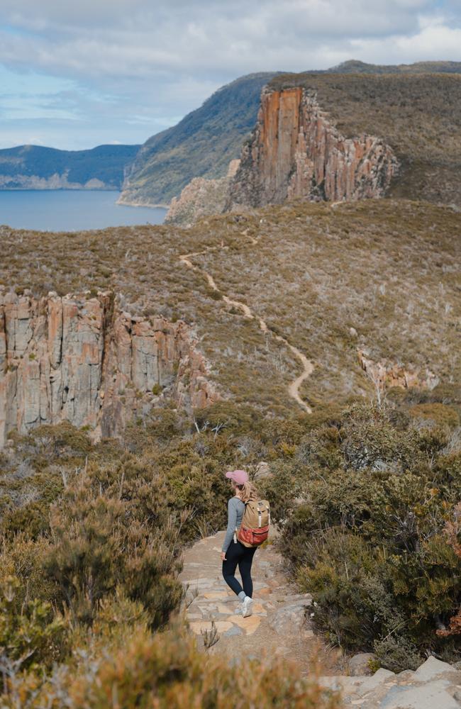 The Three Capes Track has been hailed as Australia's premier coastal bushwalking experience. Picture: Tourism Tasmania