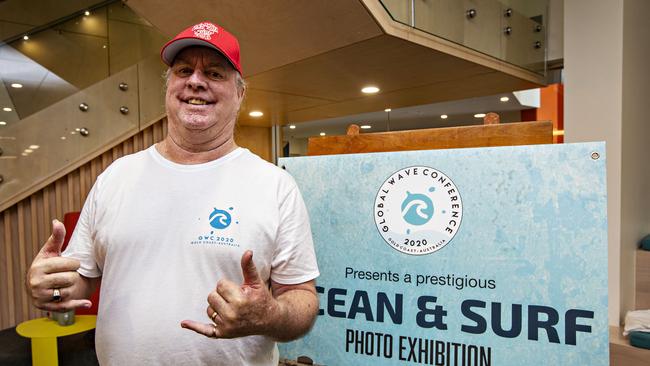 Ocean Surf Exhibition opening Andrew McKinnon