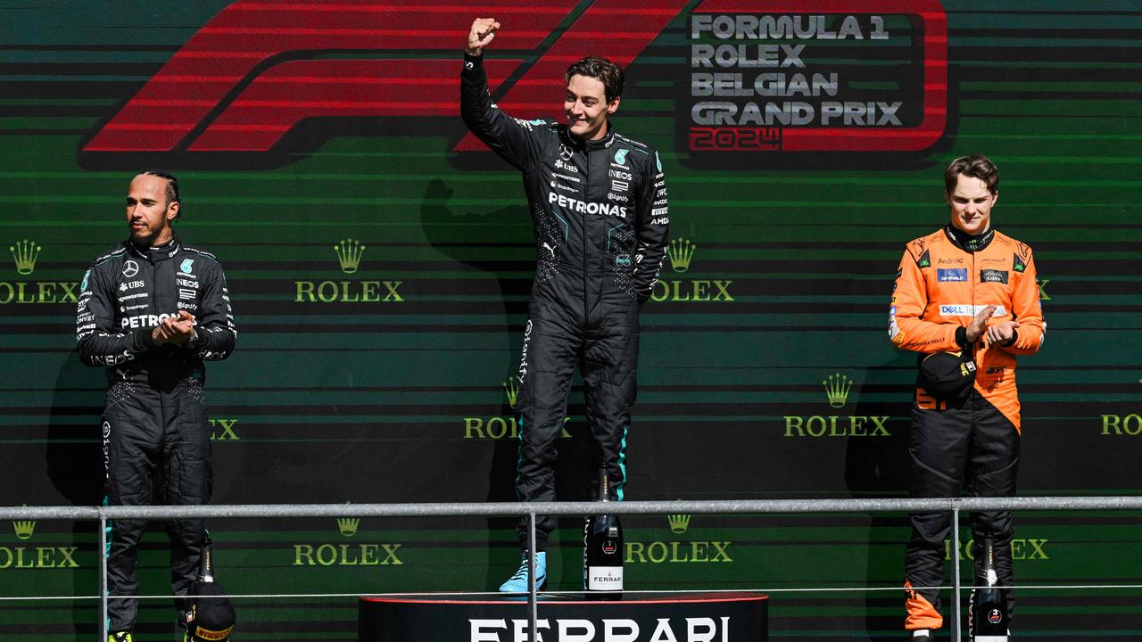 Lewis Hamilton emerged as the winner of a dramatic Belgian Grand Prix after teammate George Russell, who took the chequered flag, was disqualified.