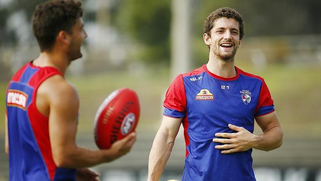 Heath Shaw Giants training