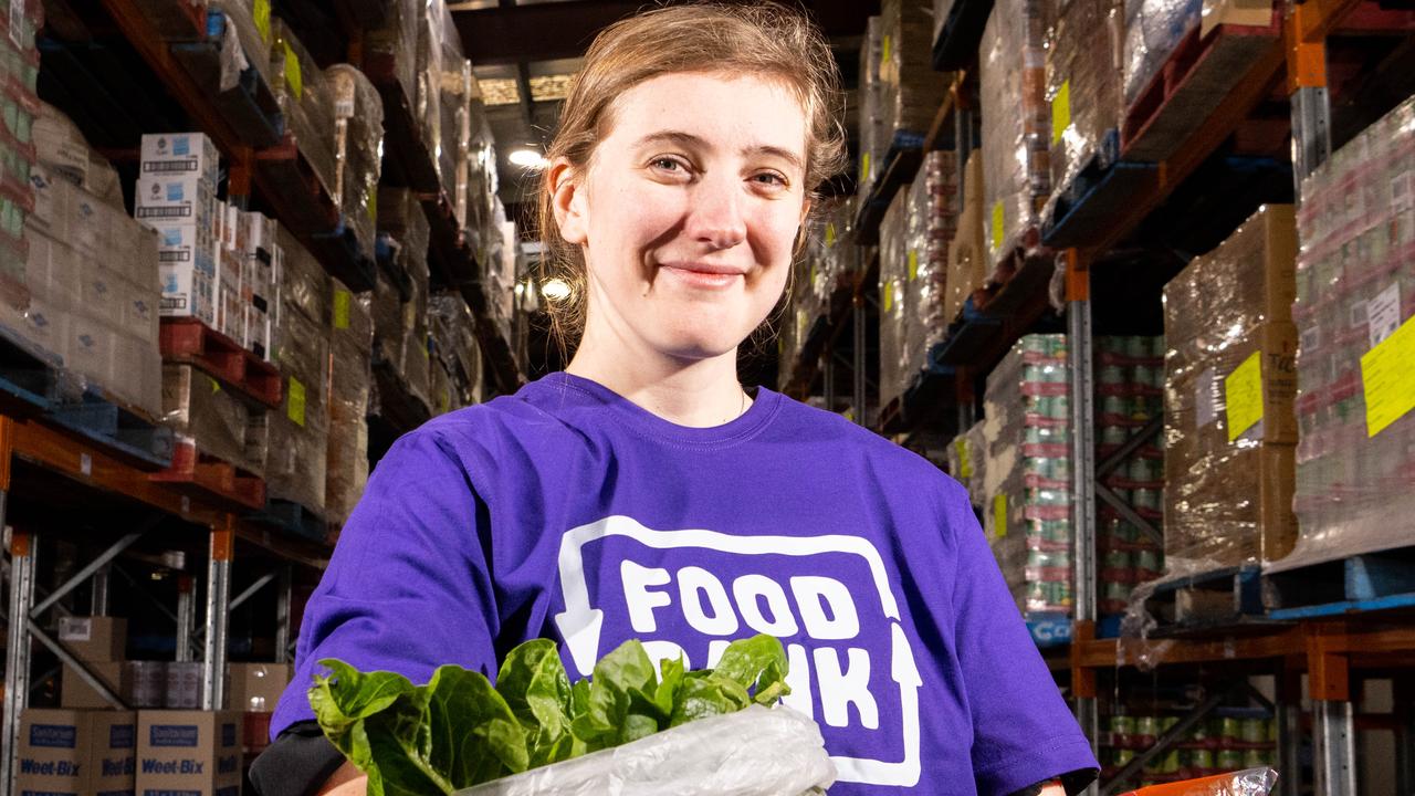 Hannah van Noordennen from Foodbank. Charities like Foodbank report being overwhelmed by middle class families suffering mortgage stress Picture: Morgan Sette.