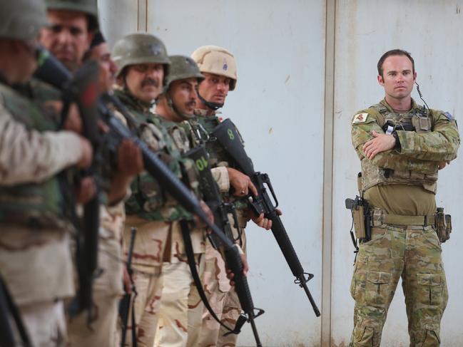 Australia has cut the size of its latest military deployment to Iraq. Picture: