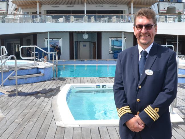 Captain Mikael Degerlund of the MV Boudicca.