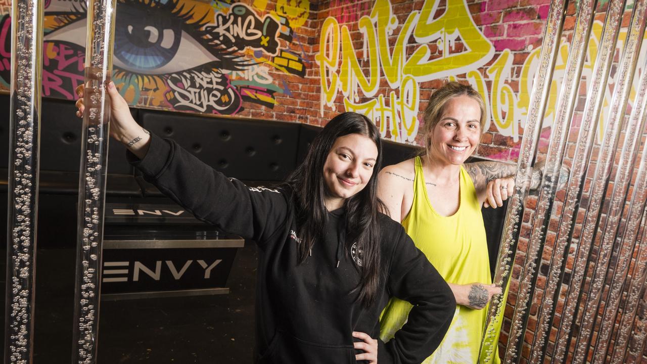 Envy on Russell venue manager Trin Foster (left) and owner Bel Harman. Picture: Kevin Farmer