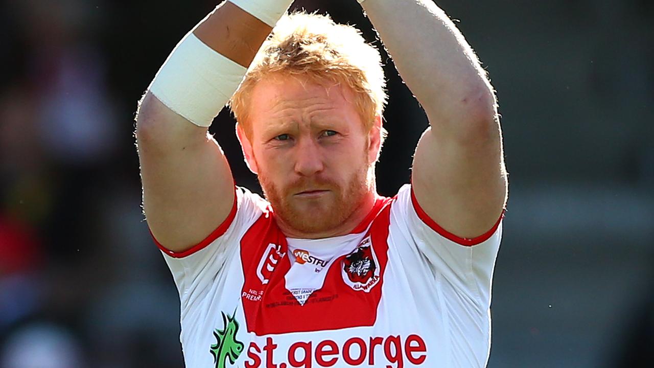 James Graham of the Dragons played his 400th career game in the win.