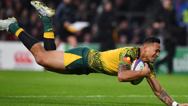 Folau first came under fire for homophobic comments in 2018. Picture: Ben Stansall/AFP