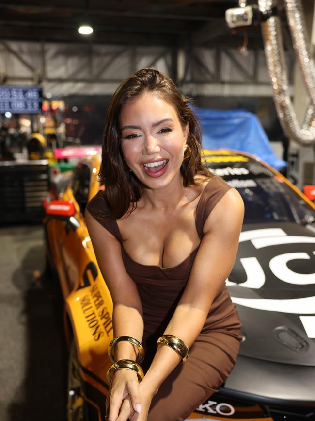 Pia Muehlenbeck at the Supercars GC500 Party Under Palms on Pit Lane for Gold Coast at Large. Picture, Portia Large.