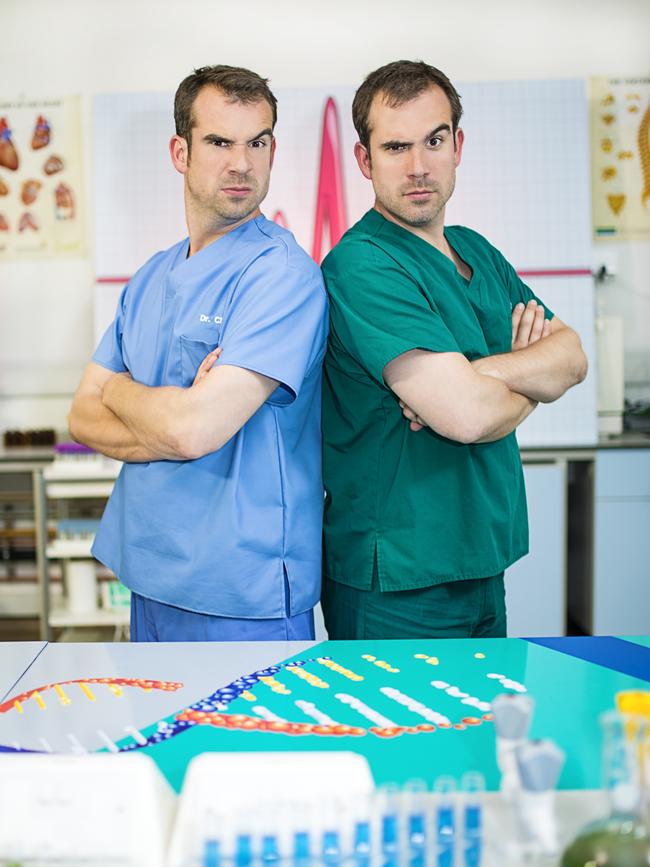 Identical twins Dr Chris van Tulleken and Dr Xand van Tulleken took their show on the road, brining Operation Ouch to Australia