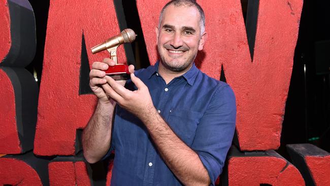 Fady Kassab from NSW won the 2019 RAW Comedy National Grand Final at the Melbourne International Comedy Festival. Picture: 2019 JIM LEE PHOTO