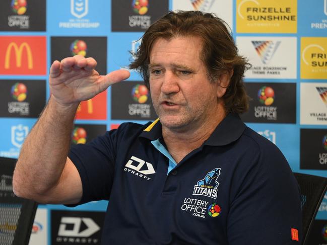 NRL 2024 RD04 GOLD COAST TITANS V DOLPHINS - DES HASLER, COACH