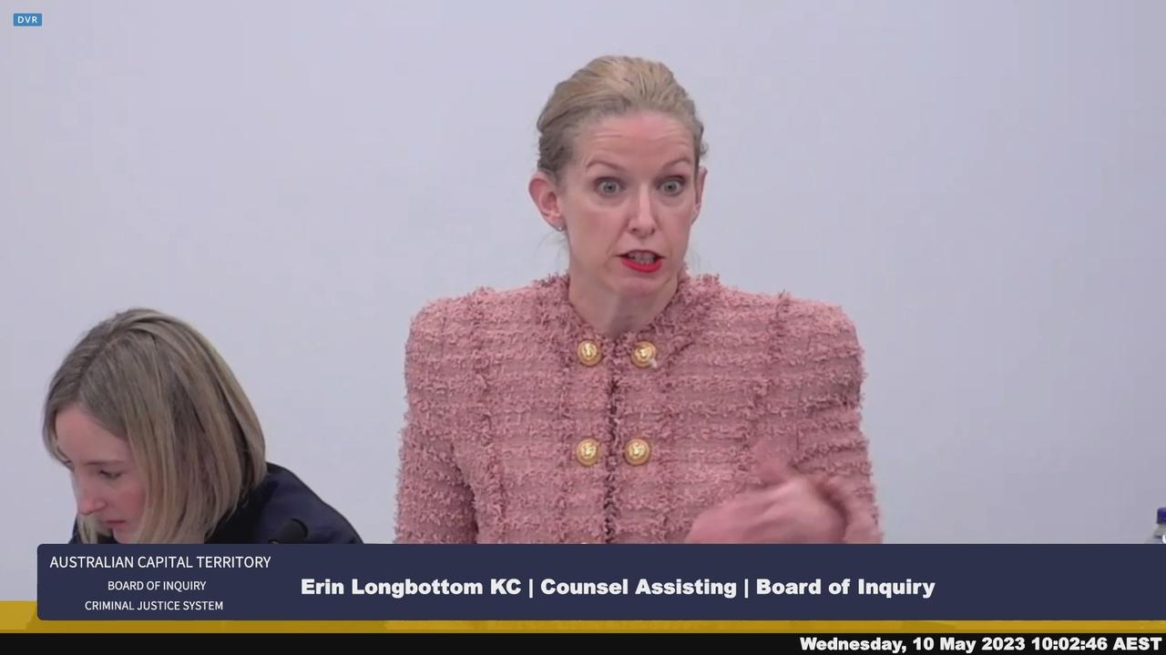 Counsel assisting Erin Longbottom asked about Mr Drumgold’s concerns.