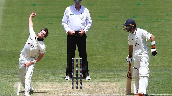 WA quick Jhye Richardson was forced to sit out the opening round of Shield games due to workload restrictions on bowlers. Picture: Getty Images