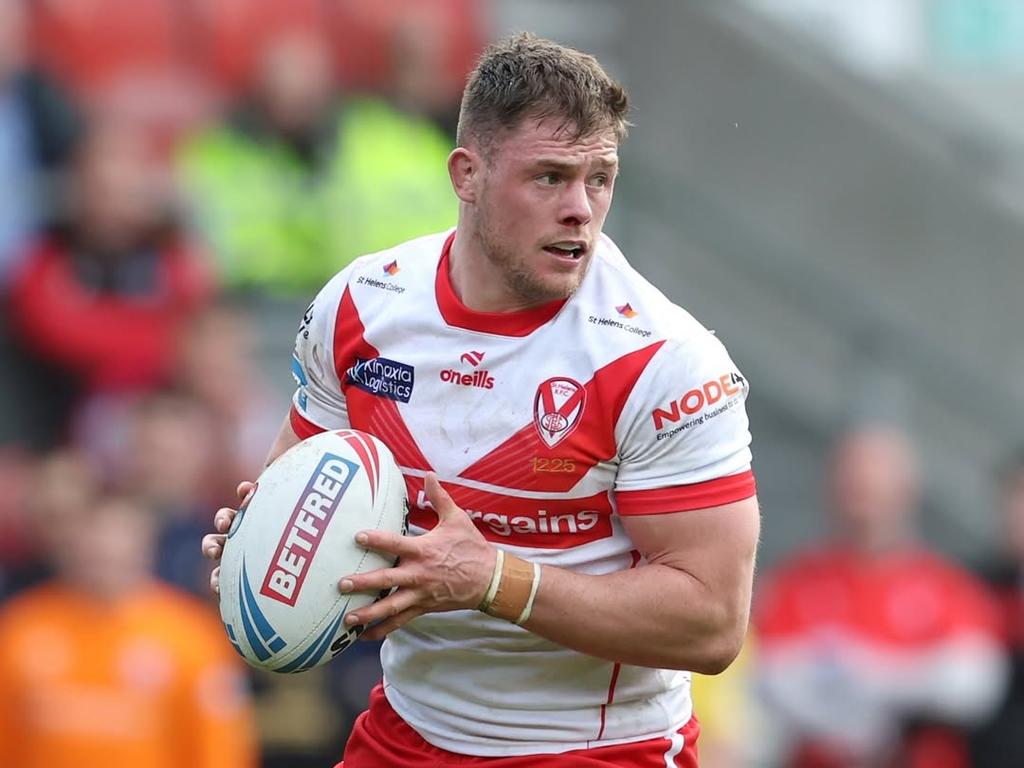 St Helens star Morgan Knowles is in talks with the Dolphins about a possible switch to the NRL. Picture: St Helens Instagram