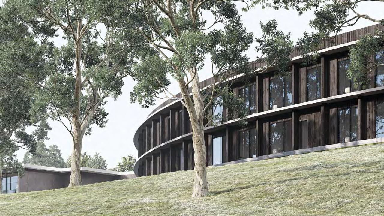 Artist impression of the approved Nexus Barossa hotel, which would be expanded under resubmitted plans. Picture: Brown Falconer