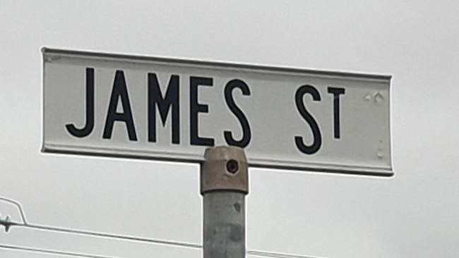 Having a stolen James St sign got James Samuel McCoombes in trouble with the law.