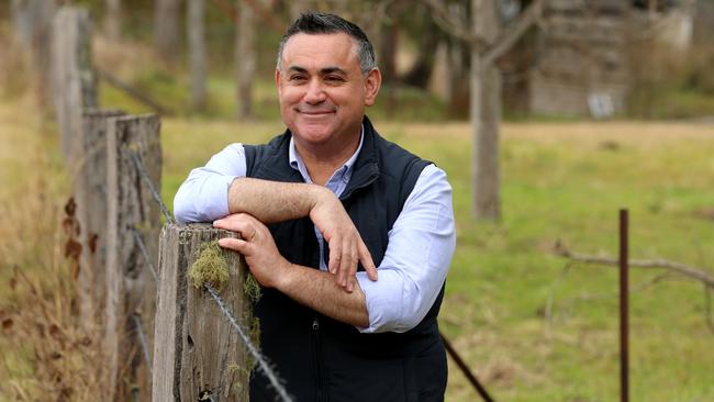 NSW Deputy Premier John Barilaro has spoken out against his personal demons. Picture: Nathan Edwards