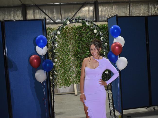 Krystalee Bennett at Stanthorpe State High School's 2023 formal (Photo: NRM)