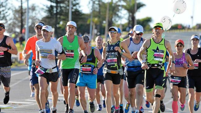 Ashley Robinson is full of praise for the people who made the the Sunshine Coast Marathon a reality ... and those who run in it. Picture: Patrick Woods