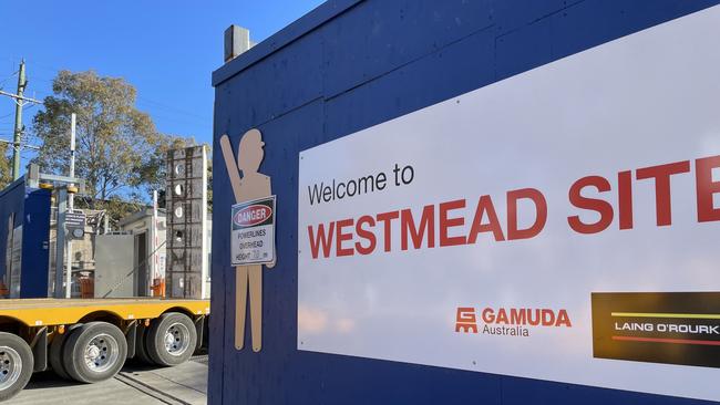 Work is already under way at the future Westmead Metro West station.