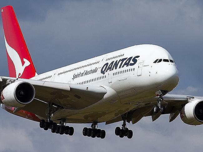 High maintenance ... the Qantas Airbus A380 is the most labour intensive plane to maintain, says the Australian Services Union. Picture: Lance Broad.
