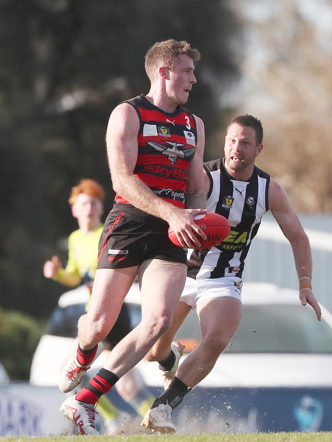 Sam Siggins kicked four goals in the win. Picture: Nikki Davis-Jones