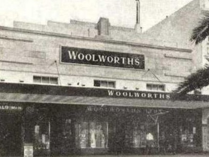 The original Woolworths store in the 1930s in the premises proposed to accommodate a Hard Rock Cafe on The Corso at Manly. Picture: Manly Local Studies via History Hub