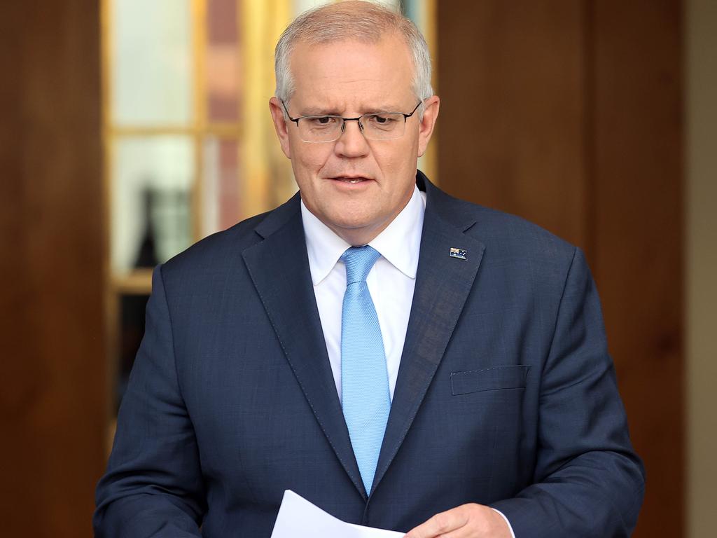 While admitting to some small mistakes, the Prime Minister largely backed himself, including on the botched French submarine deal which cost taxpayers $5.5 billion. Picture: NCA NewsWire / Gary Ramage