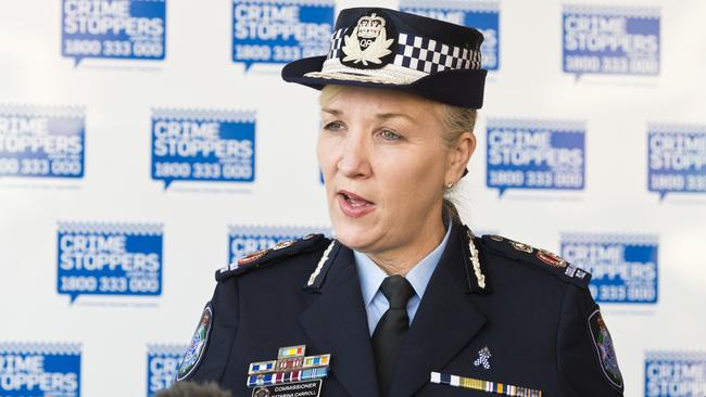 Queensland Police Commissioner Katarina Carroll. Picture: Kevin Farmer.