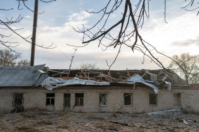 A rehabilitation centre in Dnipro for people with disabilities damaged in a Russia missile attack