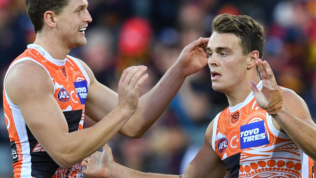 GWS keep their finals chances alive. Photo: AAP Image/David Mariuz