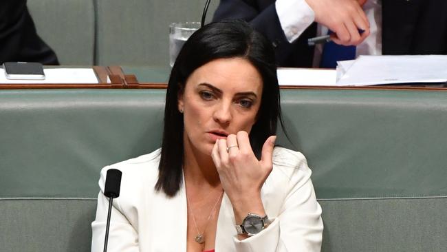 Labor Member for Lindsay Emma Husar during Question Time in the House of Representatives at Parliament House in Canberra, Tuesday, November 27, 2018. (AAP Image/Mick Tsikas) NO ARCHIVING