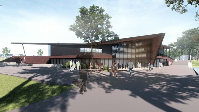 Final designs for the new Max Amber Sportsfield clubrooms. Picture: Supplied