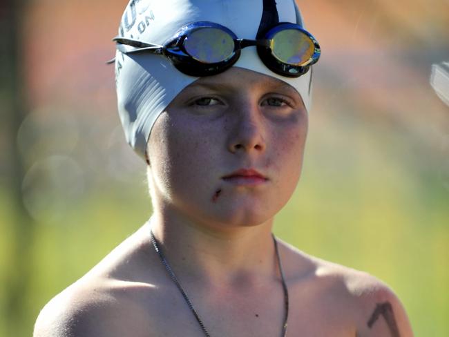 The 2013 Julia Creek Dirt 'n Dust Festival. The Junior Triatholon. Finlay Robertson, 9