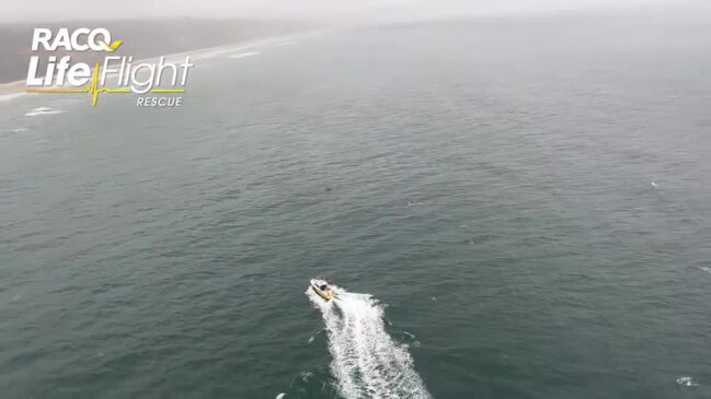 House boat rescue near Rainbow Beach